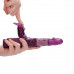 Вибратор с клиторальным стимулятором в форме жука Rotating Beetle, фиолетовый