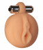 Реалистичная насадка-вагина с вибропулей для вакуумной помпы Lola, вторая кожа (телесный)