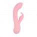 Вибратор с клиторальным стимулятором Intimate G Rabbit, розовый