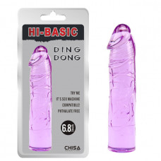 Фаллоимитатор Ding Dong 6.8", фиолетовый