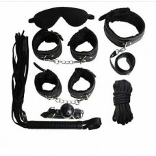 Секс-набор для бондажа Onjoy BDSM Starter Kit черный (8 предметов)