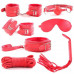 Секс-набор для бондажа Onjoy BDSM Starter Kit красный (8 предметов)