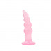 Анальная ёлочка, розовая  Bumpy Butt Plug-Pink