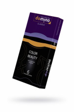 Презервативы Domino, classic, colour beauty, латекс, 18 см, 5,2 см, 6 шт.