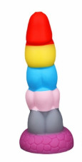 Мифический фаллоимитатор Радужный дракон ROSYLAND (21,8 см)