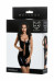 Платье Glossy Michelle из материала Wetlook с заклепками XL (48)
