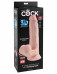 Фаллоимитатор на присоске King Cock Plus 9 Triple Density с подвижной мошонкой Фаллоимитатор на присоске King Cock Plus 9 Triple Density с подвижной мошонкой