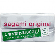 Презервативы Sagami Original 002 - 12 шт Полиуретановые 0,02 мм