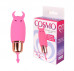 Мини-вибратор розовый для девушек Cosmo в виде чертика  (6,4 см)
