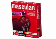 Презервативы Masculan тип 1 "НЕЖНЫЕ" (3 шт.)