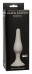 Узкая анальная пробочка на присоске Slim Anal Plug Large (12,5 см, серый )