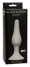 Большая анальная пробка на присоске Slim Anal Plug XL (15,5 см , черный )