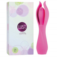 Силиконовый вибратор в виде цветка Lust L6 (10 режимов) розовый