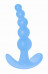 Анальный стимулятор для ношения Bubbles Anal Plug (11 см, нежно-голубой)