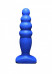 Анальный стимулятор Small Bubble Plug blue (11 см , синий)