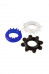 Набор эластичных эрекционных колец A-Toys (черный, синий, прозрачный )