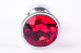 Анальная пробка металлическая серебристая с красным кристаллом Onjoy Metal Plug Silver Small