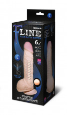 Фаллоимитатор гибкий на присоске "F" LINE  L № 6,5