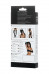 Черные эластичные перчатки выше локтя Glossy L (46)